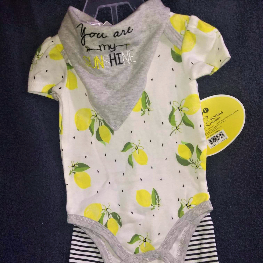 NWT. Lot of two outfits  My Sunshine lemon outfit